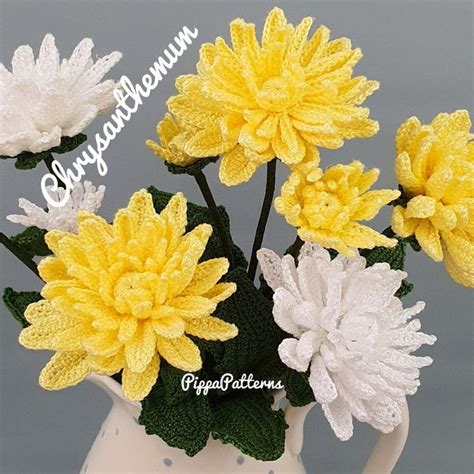 Crochet Chrysanthemum Flower Pattern