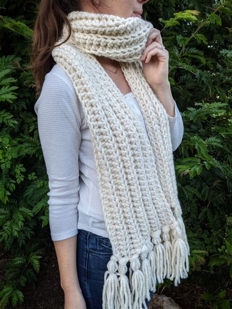 Crochet Chunky Scarf Free Pattern