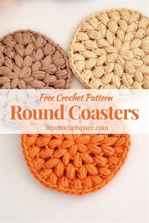 Crochet Circle Coaster Pattern