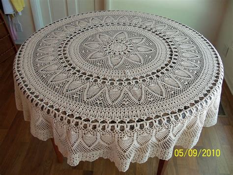 Crochet Circle Tablecloth Pattern