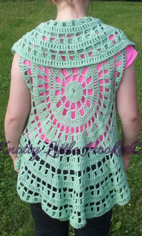 Crochet Circle Vest