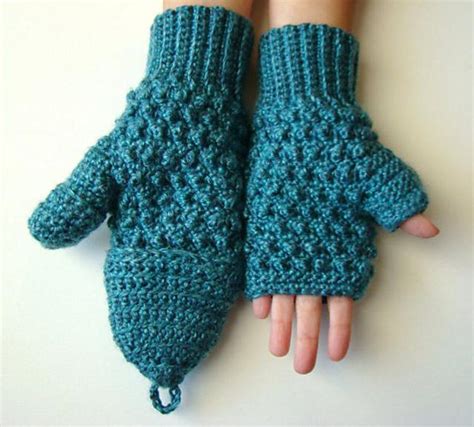 Crochet Convertible Mittens Pattern