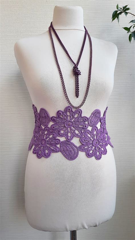 Crochet Corset Belt