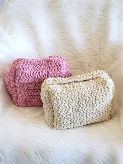Crochet Cosmetic Bag