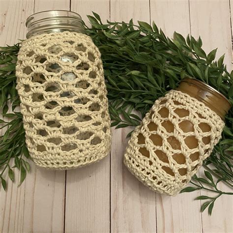 Crochet Covers For Mason Jars
