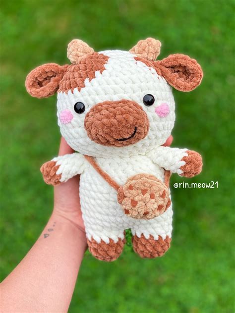 Crochet Cow Etsy