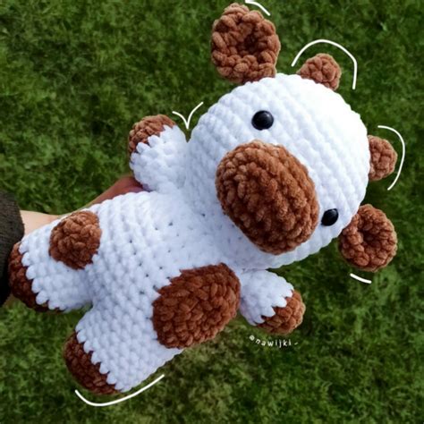 Crochet Cow Plush Pattern