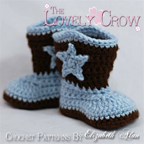 Crochet Cowboy Boots