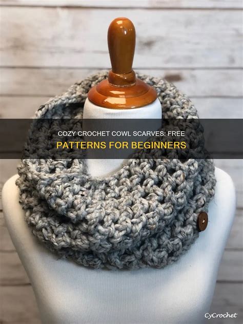 Crochet Cowl Neck Scarf