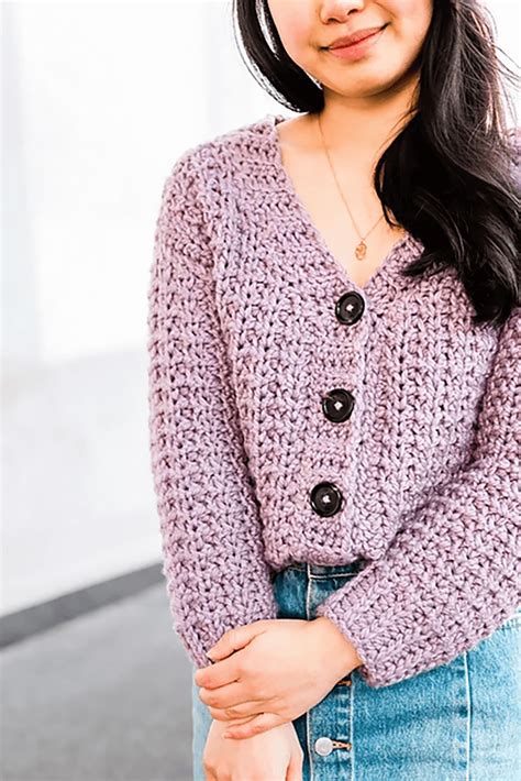 Crochet Cropped Cardigan