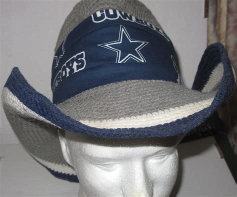 Crochet Dallas Cowboy Hat