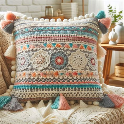 Crochet Decorative Pillows