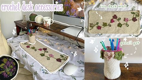 Crochet Desk Accessories