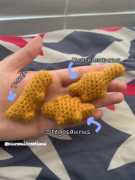 Crochet Dino Nugget