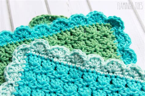 Crochet Dishcloth Border