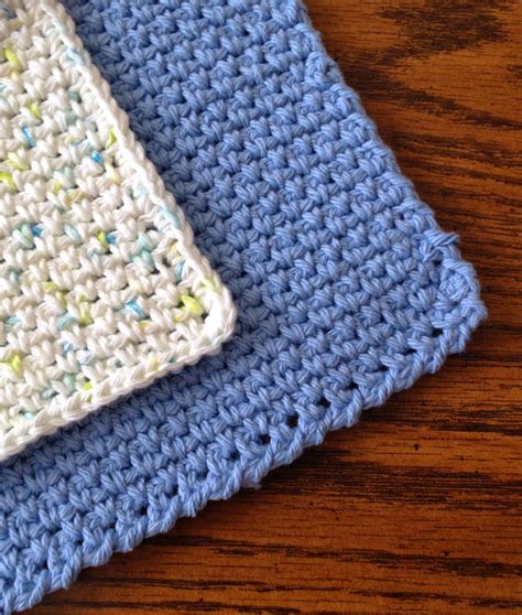 Crochet Dishcloth Edging