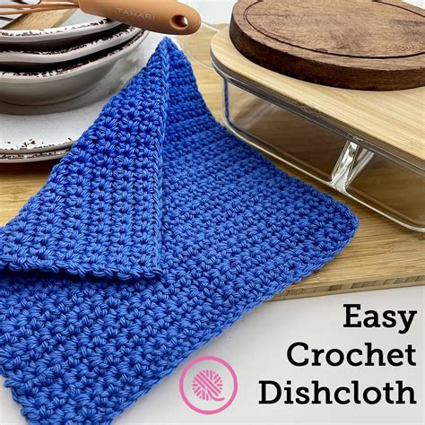 Crochet Dishcloth Pattern Free Easy