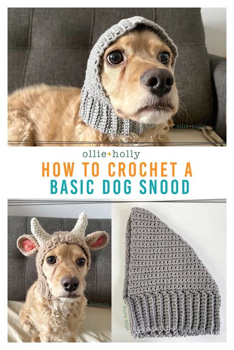 Crochet Dog Snood