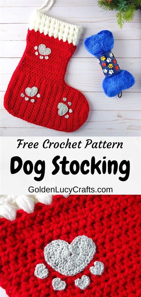 Crochet Dog Stocking