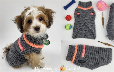 Crochet Dog Sweater For Small Dog