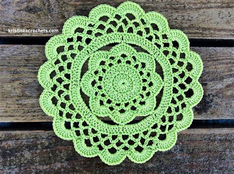 Crochet Doily Free Pattern Easy