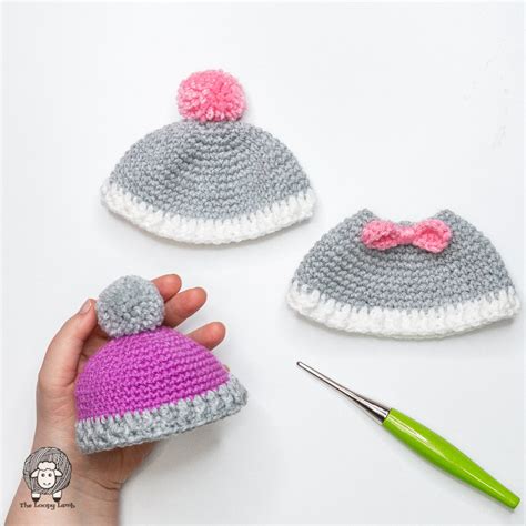 Crochet Doll Hat