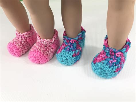 Crochet Doll Slippers
