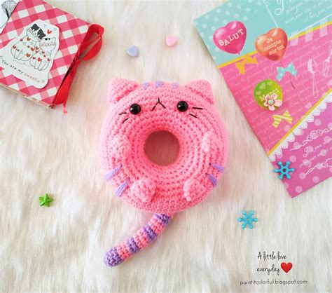 Crochet Donut Cat