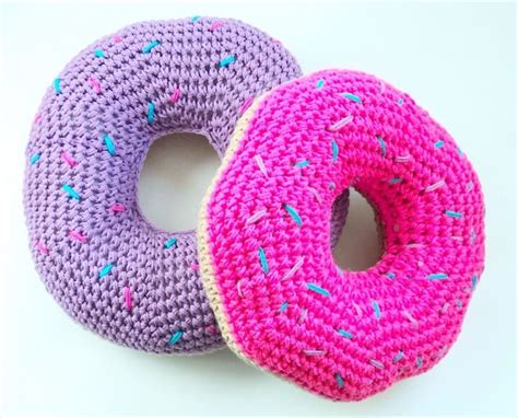 Crochet Doughnut Pillow