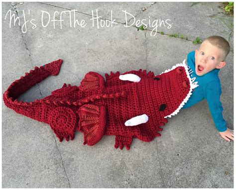 Crochet Dragon Blanket