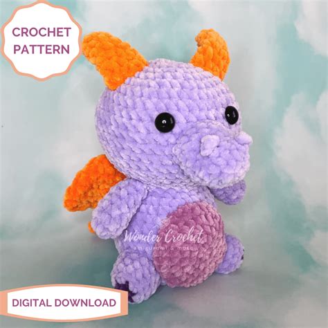 Crochet Dragon Plush