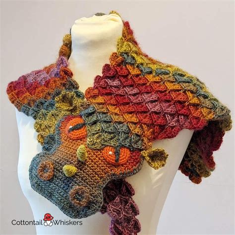 Crochet Dragon Scarf