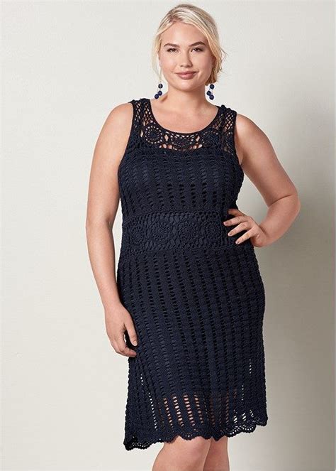 Crochet Dress Plus Size