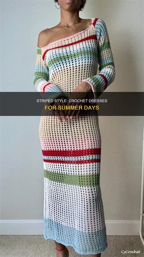 Crochet Dress Striped