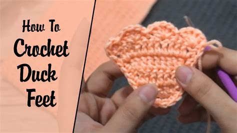 Crochet Duck Feet