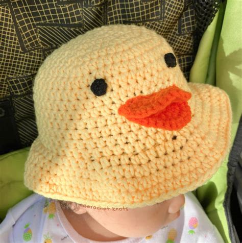 Crochet Duck Hat