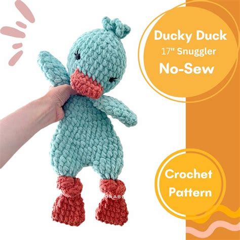 Crochet Duck Snuggler Pattern Free