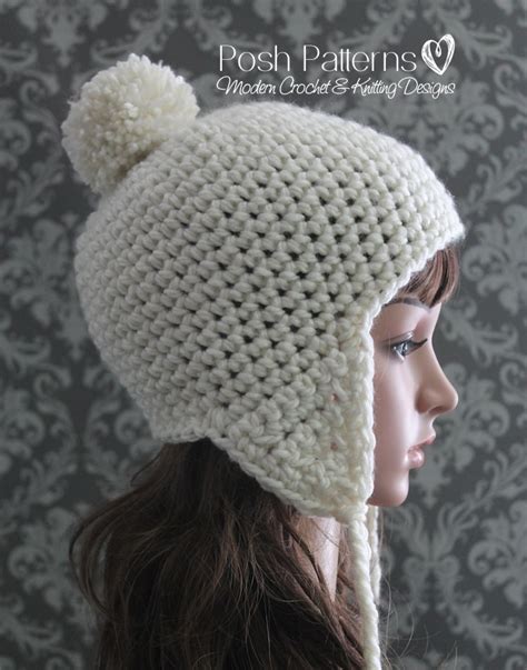 Crochet Earflap Hat