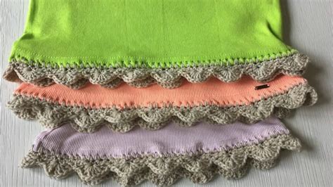 Crochet Edge On Fabric