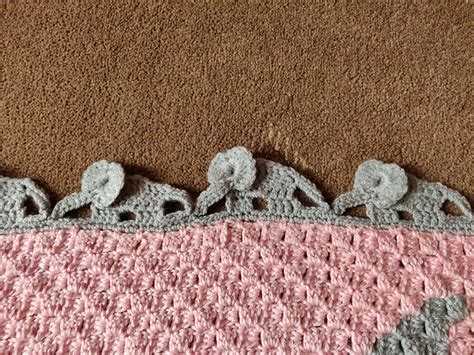 Crochet Elephant Border