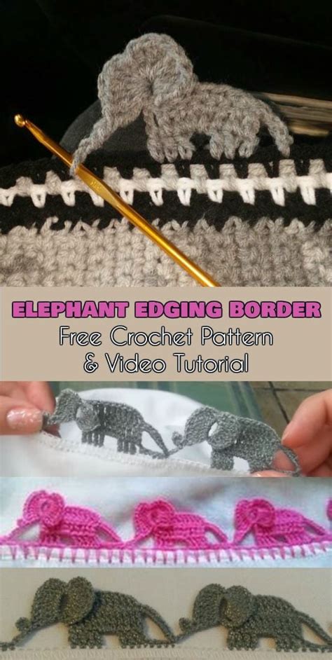 Crochet Elephant Edging
