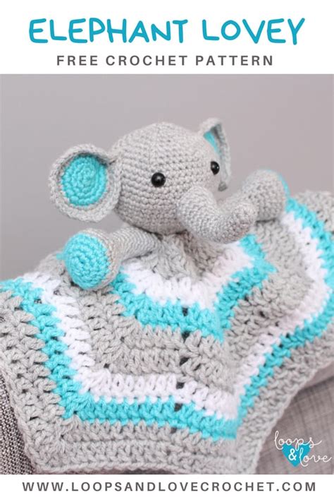 Crochet Elephant Lovey