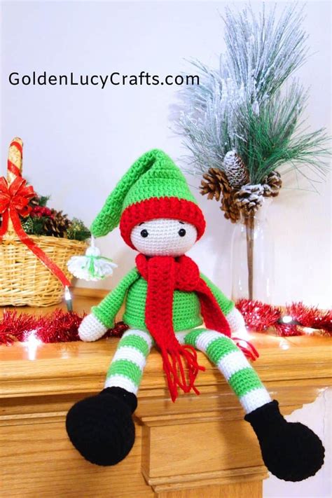 Crochet Elf On A Shelf