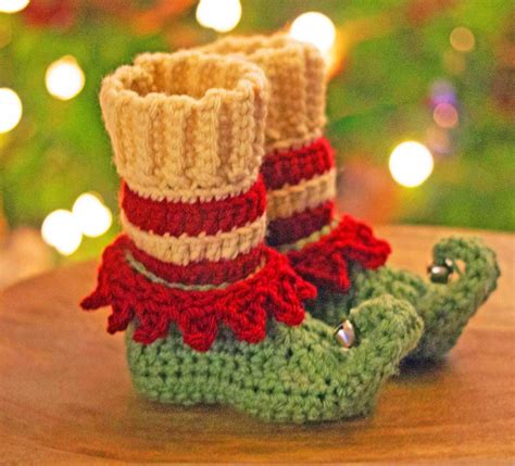 Crochet Elf Slippers Pattern