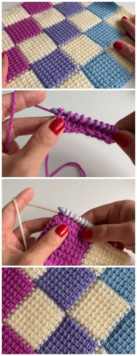 Crochet Entrelac Pattern
