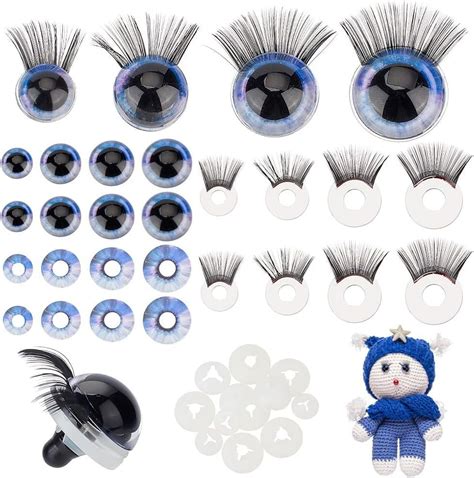 Crochet Eyes With Eyelashes