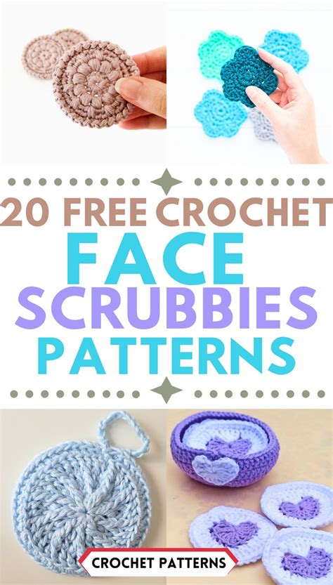 Crochet Face Scrubs