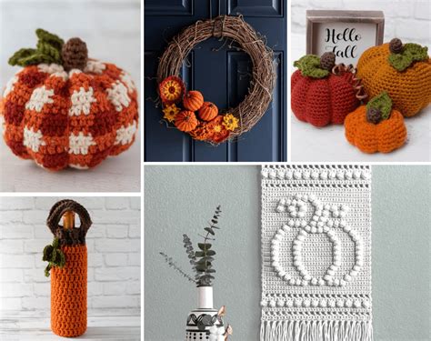 Crochet Fall Decor