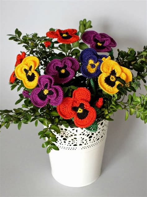 Crochet Fall Flowers