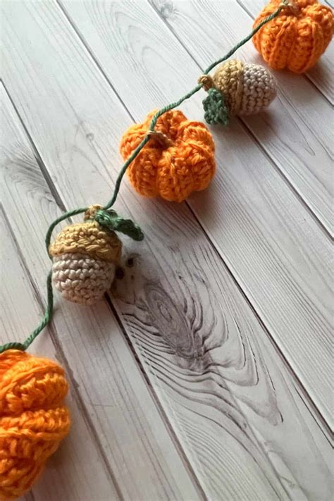 Crochet Fall Garland